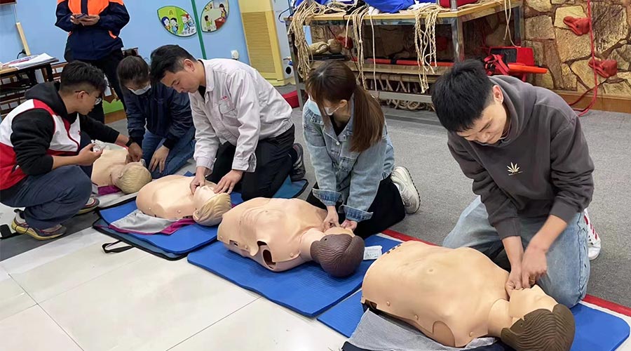 提升自救互救能力！金環(huán)電器開展初級救護員培訓學習