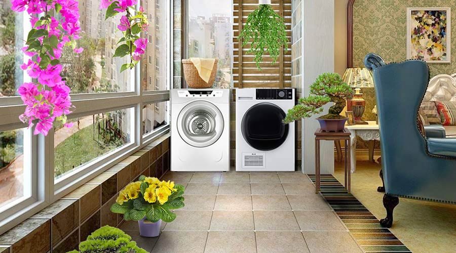 家居陽臺晾曬衣物不干怎么辦，衣物烘干機來解決！