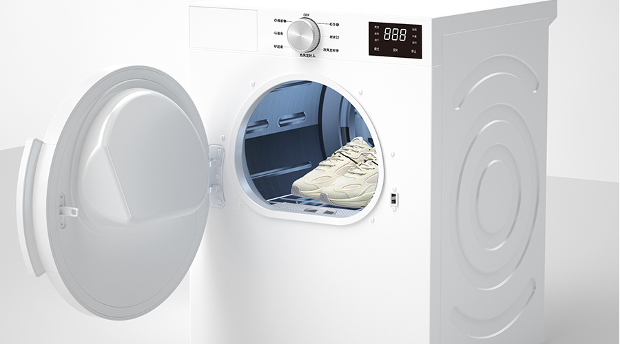 小型熱泵滾筒衣服烘干機受用戶青睞！其產(chǎn)品尺寸是多少