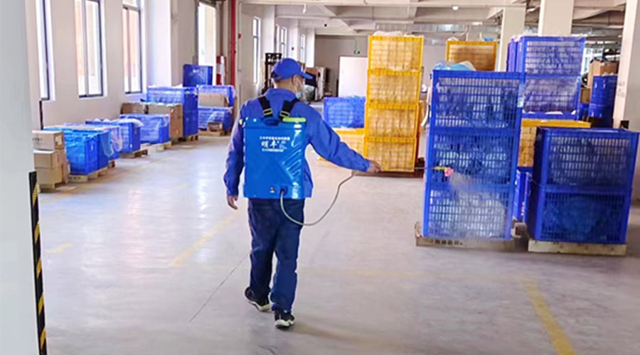健康和安全放首位！金環(huán)電器全面開展工廠除菌工作