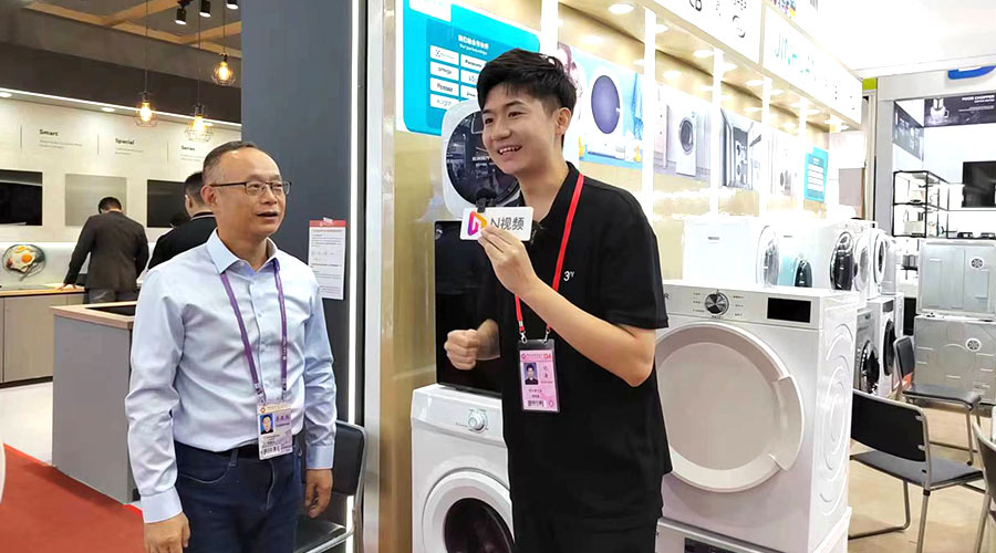廣交會(huì)熱點(diǎn)！央視、新華網(wǎng)等媒體聚焦金環(huán)電器滾筒干衣機(jī)
